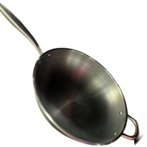 32cm Stainless Steel Wok