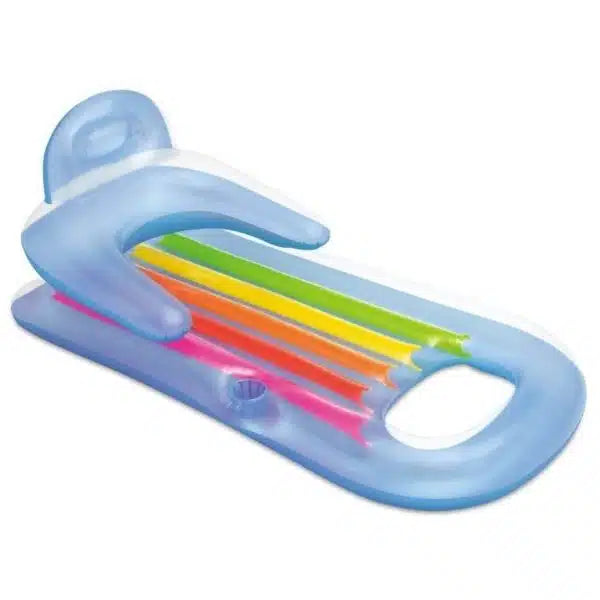 Colorful Inflatable Sea Mattress with Backrest