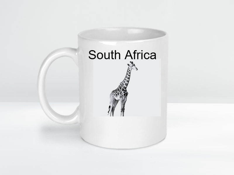 Customized Animal Print Jumbo Cup