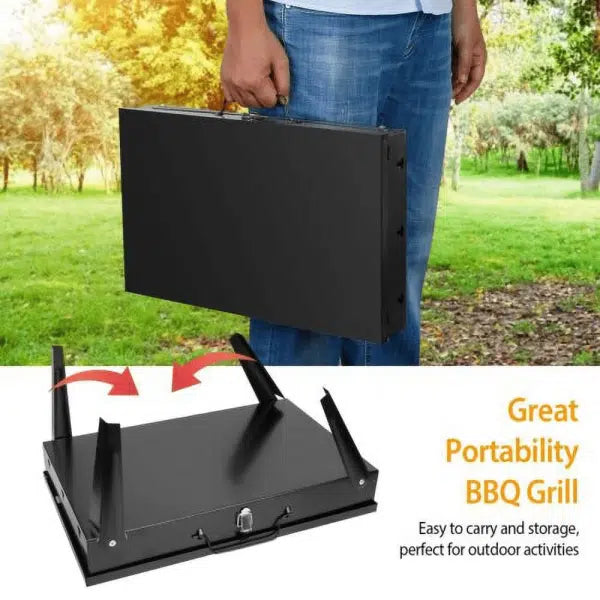 Folding Portable Barbecue Charcoal Grill