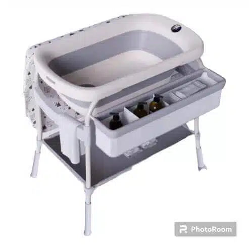 Multifunction Baby Nursing Changing Table With Fold Bathtub