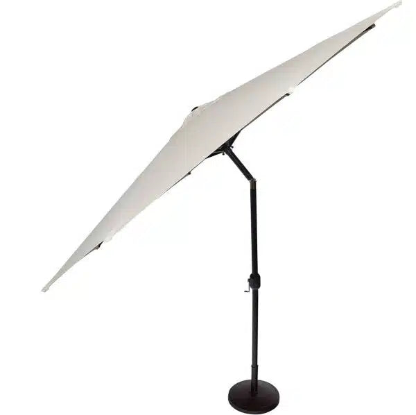 Outdoor Table Umbrella with Push Button Tilt and Crank