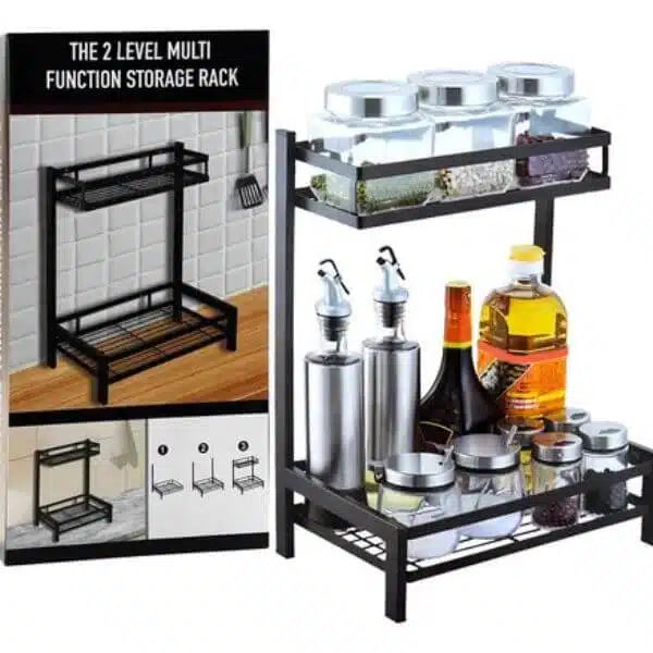 2 Level Multi Function Storage Rack