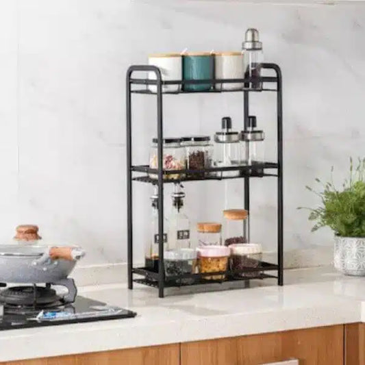 3 Tier Kitchen Metal Shelving Spice Rack Storage Organizer