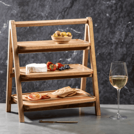 3 Tier Serving Wooden Tray