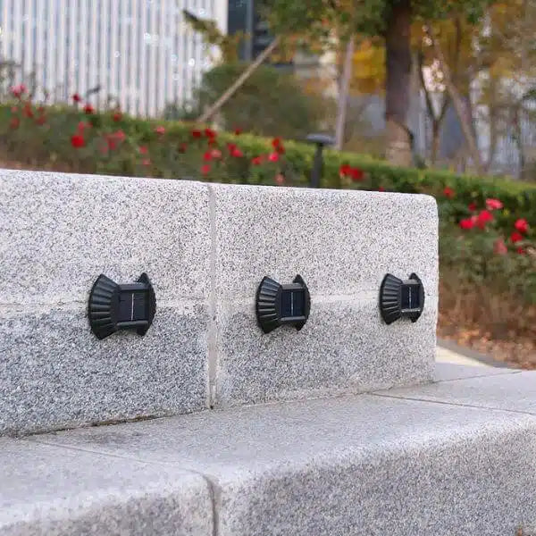 4 PCS Waterproof Solar Energy Wall Lamp