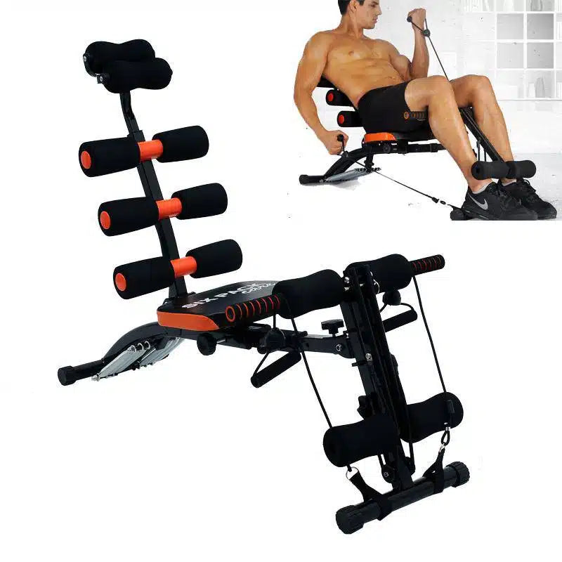 Get Fit with the 6 in 1 Six Pack Care Ab Rocket Core Exercise Bench