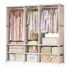 9 Compartment Wardrobe Storage Rack Shelf
