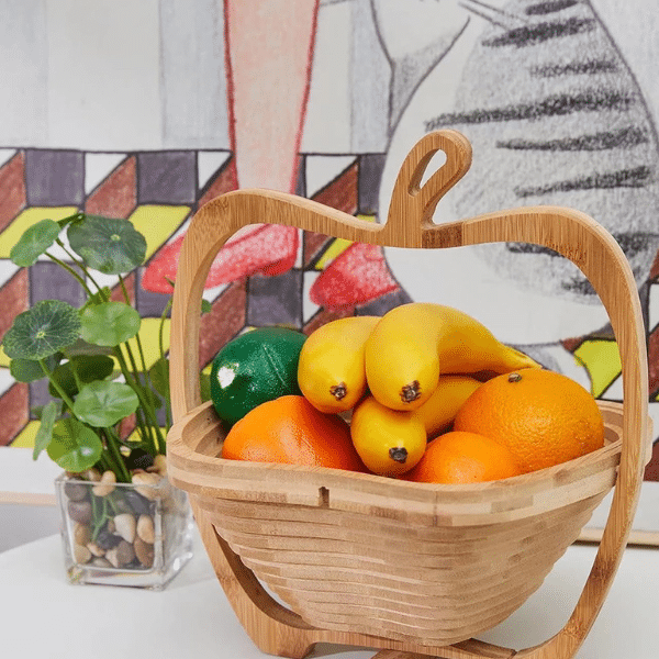 Bamboo Foldable Fruit Basket