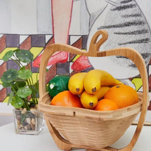 Bamboo Foldable Fruit Basket