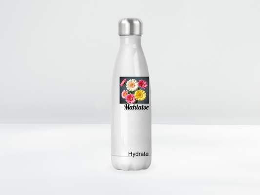 Customized Water bottle, White