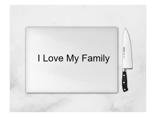 Customized Glass Chopping Board