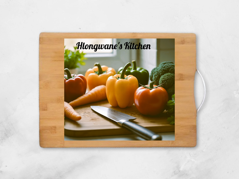 Customized Wood Chopping Board , Steel Handle