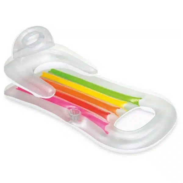 Colorful Inflatable Sea Mattress with Backrest