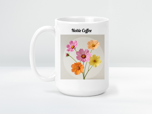 Customized Floral Jumbo Mug