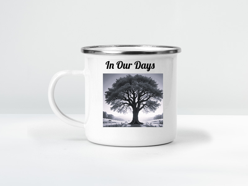 Customized  Waar Was Jy Enamel Metal Mug