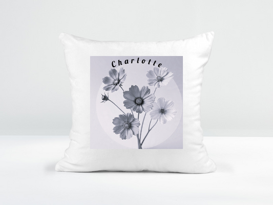 Customized Black and White Scatter Cushion