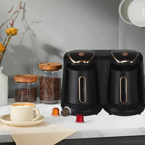 Double Cup Self Service Coffee Machine