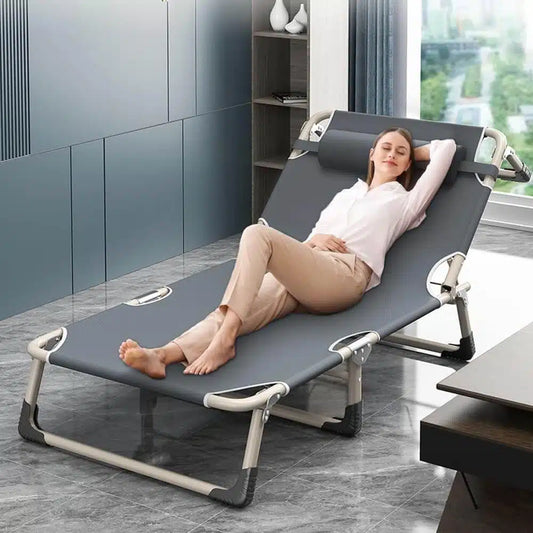 Folding Sun Lounger Recliner Chair