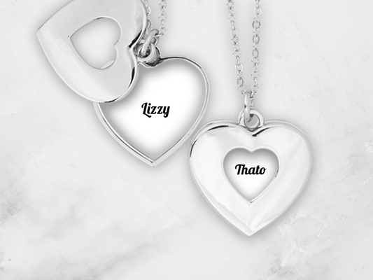 Customized Heart Neclace