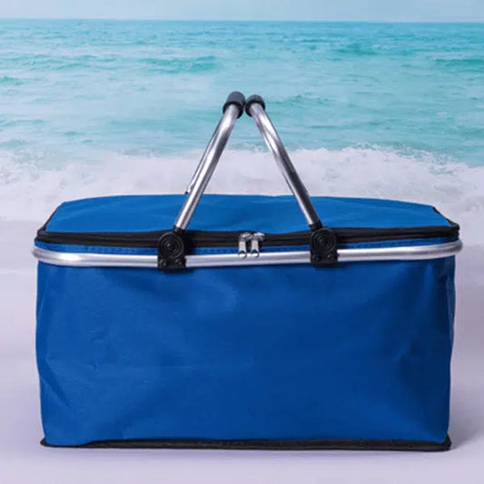 Insulated Folding Picnic Basket Cooler