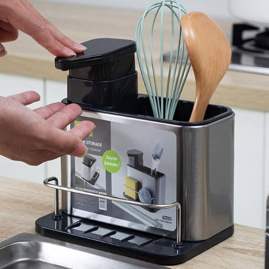 Kitchen Sink Caddy with Washing Liquid Holder