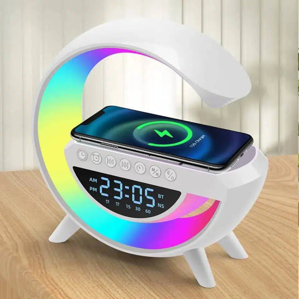 LED Wireless Charging Speaker Clock