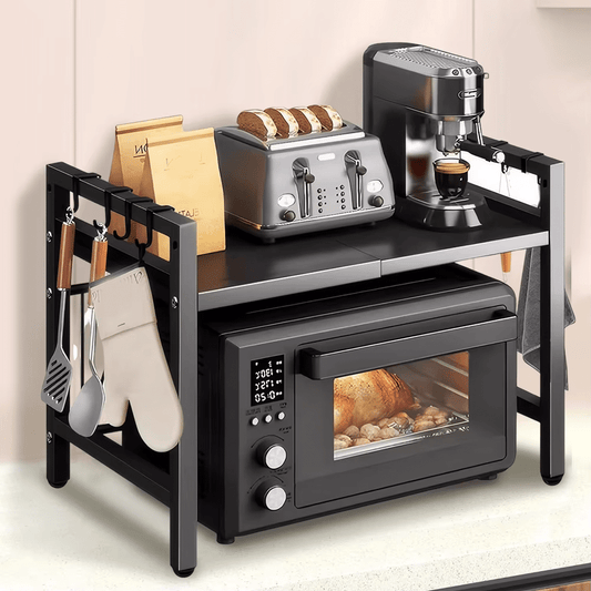 Expandable Microwave Shelf Organizer