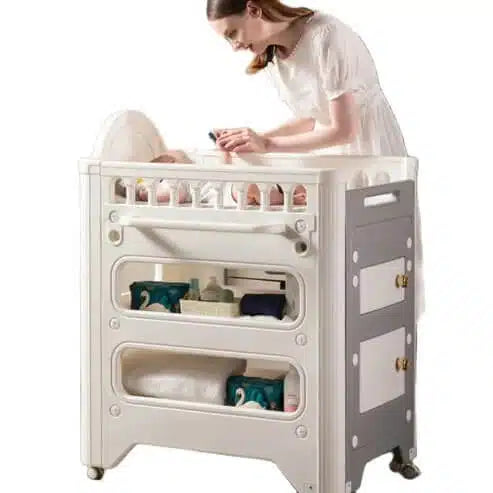 Multifunctional Bathroom Baby Pull-out Diaper-Changing Table