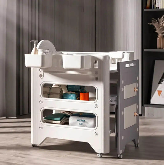 Multifunctional Bathroom Baby Pull-out Diaper-Changing Table