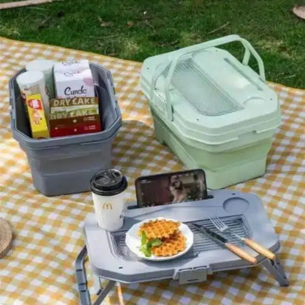 Multifunctional Outdoor Foldable Picnic Basket