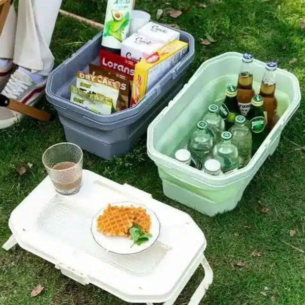 Multifunctional Outdoor Foldable Picnic Basket