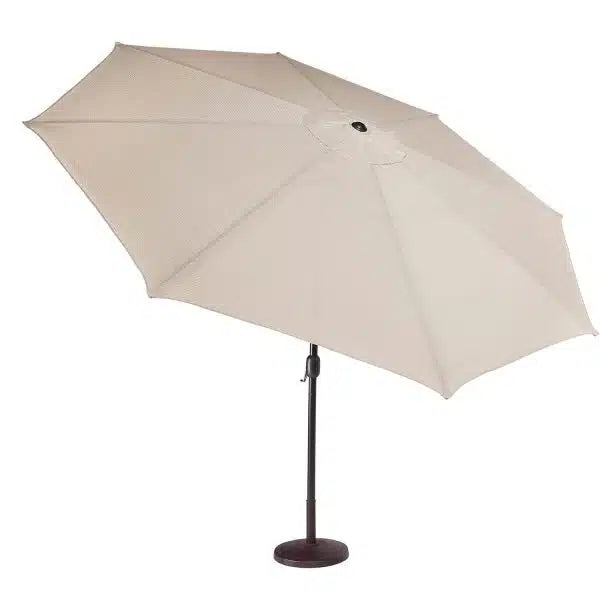 Outdoor Table Umbrella with Push Button Tilt and Crank