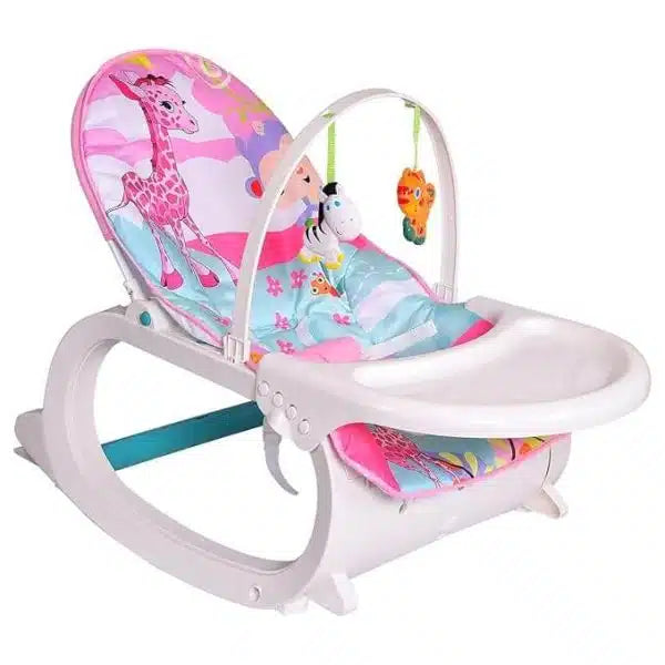 Portable Baby Rocker with Feeding Tray