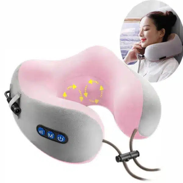 U Shaped Rechargeable Massage Pillow