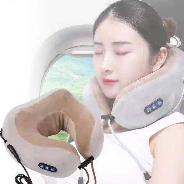 U Shaped Rechargeable Massage Pillow