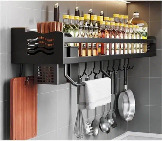 Wall Mount Kitchen Storage Shelf Spice Rack