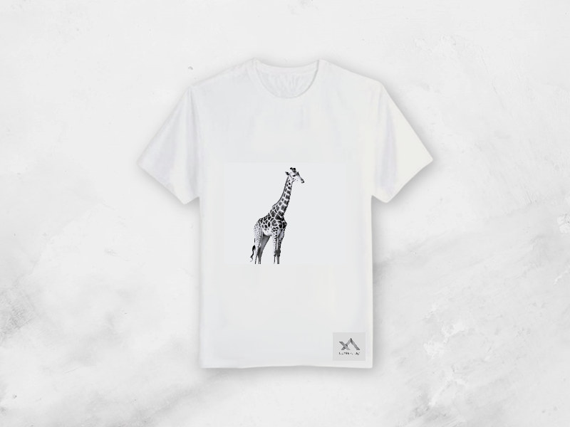 Noble Array Animal Print Cotton  T-sirt