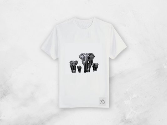 Noble Array Animal Print Cotton T-Sirt, Unisex
