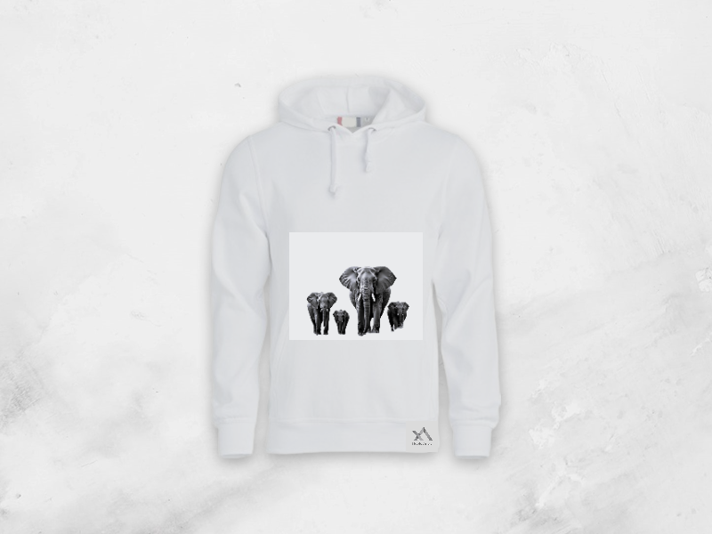 Noble Array Animal Print Hoodie